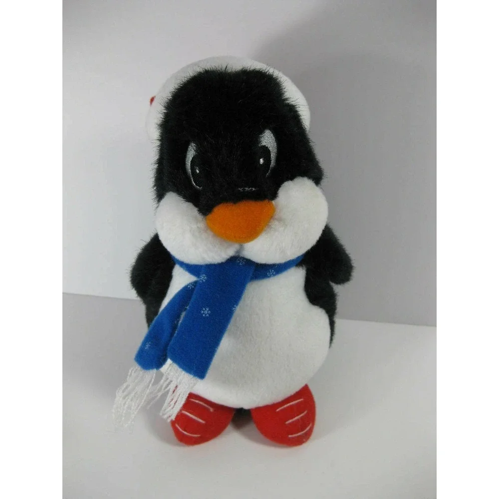 PENGUIN Geo-Pals Santa Hat Winter Scarf ‎ Stuffed 9